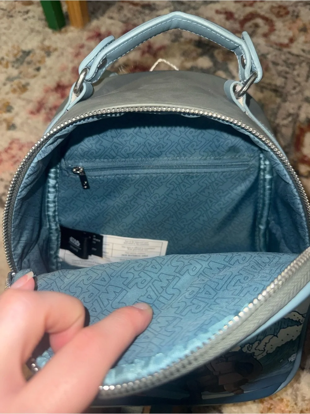 Loungefly Star Wars Kylo Ren and Rey Mini Backpack